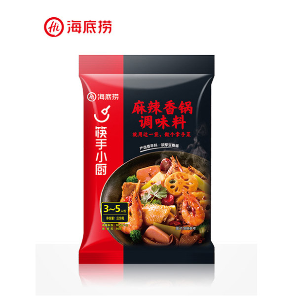 海底捞麻辣香锅火锅底料香辣虾干锅调味料220g