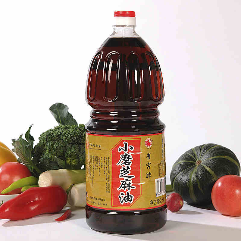 崔字牌小磨纯芝麻油香油2.5L